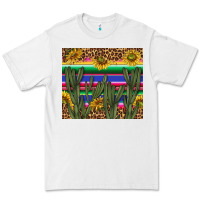 White western desert with leopard and sunflowers tumbler tbs Premium Tee - TumblerDesignByShophia