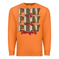 Carrot pray on it pray over it pray through it Premium Sweatshirt - AdoDesignShop