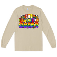 Mushroom the future is queer Long Sleeve Tee - FaDigitalArtStudio