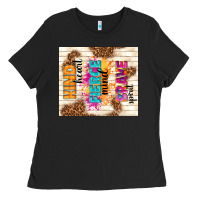 Black kind heart fierce mind brave spirit Ladies Tee - TumblerDesignByShophia