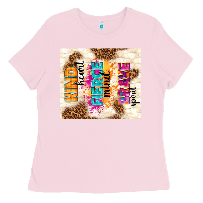 Kind Heart Fierce Mind Brave Spirit Ladies Tee by TumblerDesignByShophia | Teevron