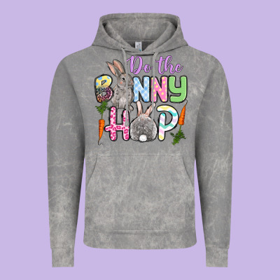 Do The Bunny Hop Easter Vintage Hoodie Designed By Oliviacreatesart