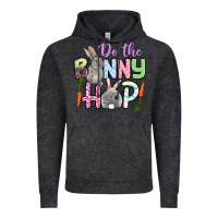 Vintage Black Do the bunny hop Easter Vintage Hoodie - OliviaCreatesArt