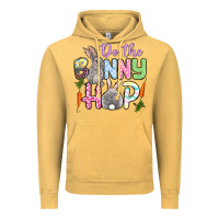 Vintage Mustard Do the bunny hop Easter Vintage Hoodie - OliviaCreatesArt
