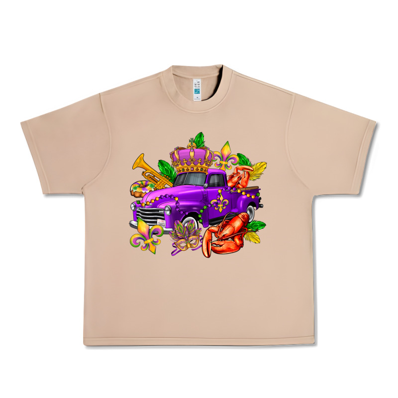 Mardi Gras Truck Olivia Urban Heavy Tee by OliviaCreatesArt | Teevron