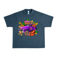 Midnight Navy mardi gras truck olivia Urban Heavy Tee - OliviaCreatesArt