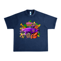 Navy mardi gras truck olivia Urban Heavy Tee - OliviaCreatesArt