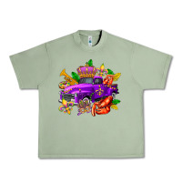 Oil Green mardi gras truck olivia Urban Heavy Tee - OliviaCreatesArt