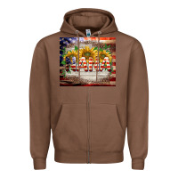 Chestnut patriotic nana Zipper Hoodie - BarkalooDesign