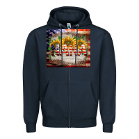Navy patriotic nana Zipper Hoodie - BarkalooDesign