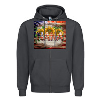 Smoke patriotic nana Zipper Hoodie - BarkalooDesign