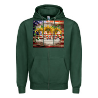 Sports Green patriotic nana Zipper Hoodie - BarkalooDesign