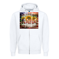 White patriotic nana Zipper Hoodie - BarkalooDesign