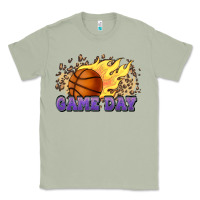 Matcha game day basketball leopard flames fireball Classic Tee - HowdyJamesFarm