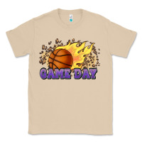 Mushroom game day basketball leopard flames fireball Classic Tee - HowdyJamesFarm
