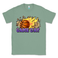 Sage game day basketball leopard flames fireball Classic Tee - HowdyJamesFarm