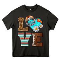 Asphalt American Football love and helmet Heavy Core Tee - NancyCooperArtShop