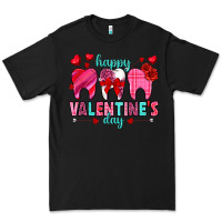Black Happy Valentine's Day with teeth Valentine's Day Premium Tee - HowdyJamesFarm
