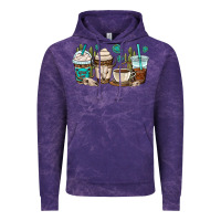 Cloud Purple bull skull coffee cups Vintage Hoodie - OliviaCreatesArt