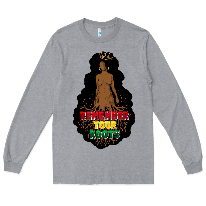 Remember Your Roots Long Sleeve Tee by FaDigitalArtStudio | Teevron