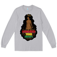Moon Dust Remember your roots Long Sleeve Tee - FaDigitalArtStudio