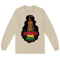 Mushroom Remember your roots Long Sleeve Tee - FaDigitalArtStudio