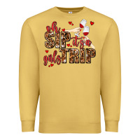 Antique Gold oh sip its a girls trip Premium Sweatshirt - AdoDesignShop
