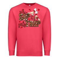 Cardinal oh sip its a girls trip Premium Sweatshirt - AdoDesignShop