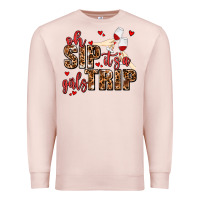 Pale Pink oh sip its a girls trip Premium Sweatshirt - AdoDesignShop