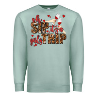 Seafoam oh sip its a girls trip Premium Sweatshirt - AdoDesignShop