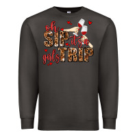 Smoke oh sip its a girls trip Premium Sweatshirt - AdoDesignShop
