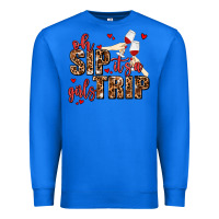 True Royal oh sip its a girls trip Premium Sweatshirt - AdoDesignShop