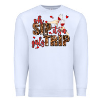 White oh sip its a girls trip Premium Sweatshirt - AdoDesignShop