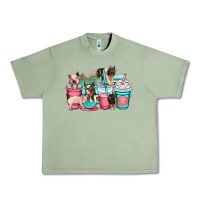 Oil Green pig coffee cups Urban Heavy Tee - OliviaCreatesArt