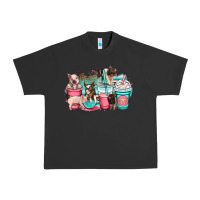 Pigment Black pig coffee cups Urban Heavy Tee - OliviaCreatesArt