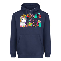 Navy sparkle like a unicorn Heavyweight Hoodie - AdoDesignShop