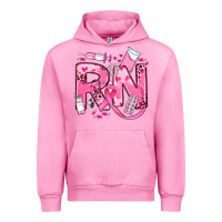 Fuchsia Pink breast cancer rn registered nurse Urban Hoodie - JahusDesignShop