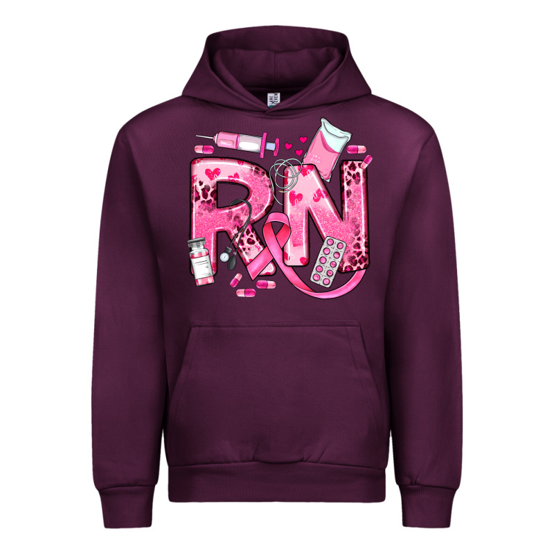 Breast Cancer Rn Registered Nurse Urban Hoodie by JahusDesignShop | Teevron