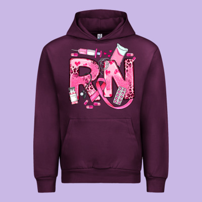 Breast Cancer Rn Registered Nurse Urban Hoodie Designed By Jahusdesignshop