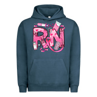 Pigment Midnight Navy breast cancer rn registered nurse Urban Hoodie - JahusDesignShop