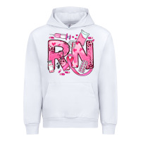 White breast cancer rn registered nurse Urban Hoodie - JahusDesignShop