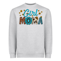 Heather Grey girl mama Heavyweight Sweatshirt - Artiststas