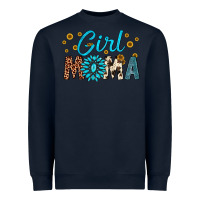 Navy girl mama Heavyweight Sweatshirt - Artiststas