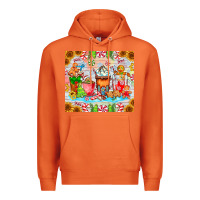 Carrot christmas coffee class Premium Hoodie - CowhideDigitalArt