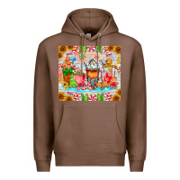 Chestnut christmas coffee class Premium Hoodie - CowhideDigitalArt