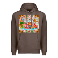Coffee christmas coffee class Premium Hoodie - CowhideDigitalArt