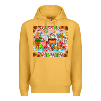 Mustard christmas coffee class Premium Hoodie - CowhideDigitalArt