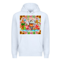 White christmas coffee class Premium Hoodie - CowhideDigitalArt