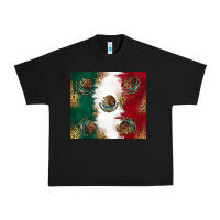Black Mexican Flag Urban Heavy Tee - RanaPortraitStore