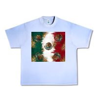 Grape Ice Mexican Flag Urban Heavy Tee - RanaPortraitStore